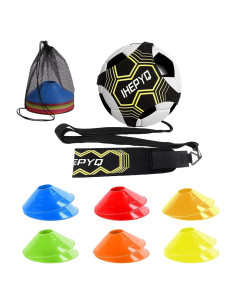 Entrenador de Fútbol IHEPYQ Modelo Fútbol-1 con Conos