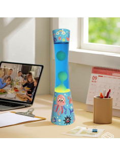 Lámpara de Movimiento Líquido Libubow 39 cm 2 Bombillas 2