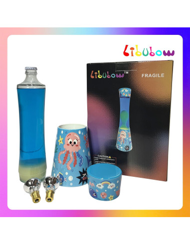 Lámpara de Movimiento Líquido Libubow 39 cm 2 Bombillas