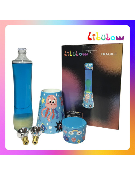 Lámpara de Movimiento Líquido Libubow 39 cm 2 Bombillas