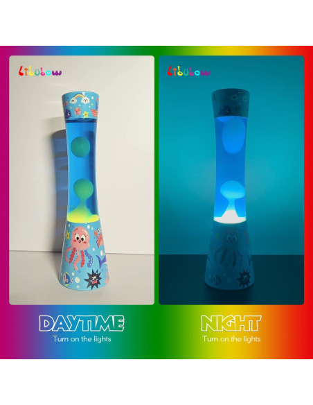 Lámpara de Movimiento Líquido Libubow 39 cm 2 Bombillas