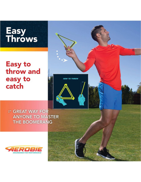 Boomerang Aerobie Orbiter Naranja 29,21 cm Alto Rendimiento