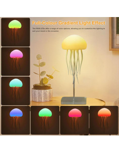 Lámpara de Medusa DAMIGHT 16,5 cm con Control de Voz 2