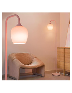 Lámpara de Pie Rosa ONEWISH - Moderna 165 cm LED Incluida