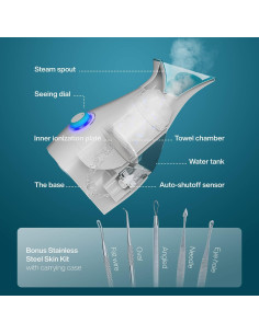 NanoSteamer Grande Pure Daily Care 3-en-1 Facial Vapor 2