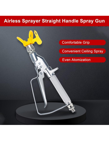 Pistola de Pulverización ZHUITU 3600 PSI Aluminio Plata
