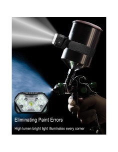 Pistola de Pintura GUZIKO T2 2500 Lúmenes Ajustable 45 2