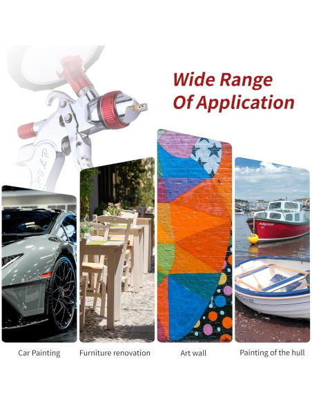 Pistola de Pulverización Zeinlenx 2008-4 600ml 4 Boquillas