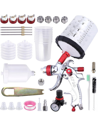 Pistola de Pulverización Zeinlenx 2008-4 600ml 4 Boquillas