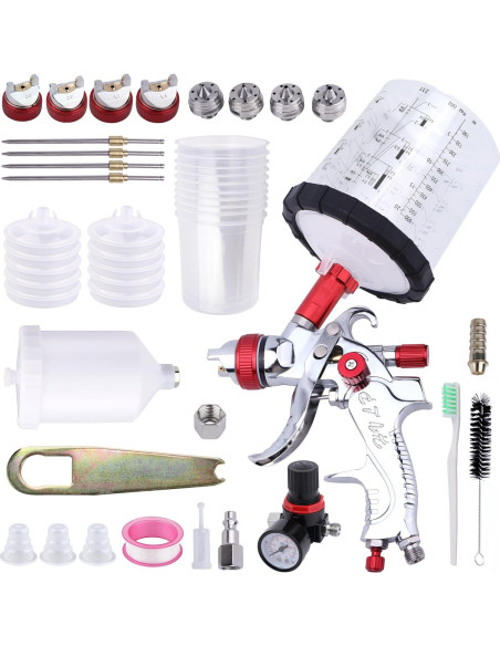 Pistola de Pulverización Zeinlenx 2008-4 600ml 4 Boquillas