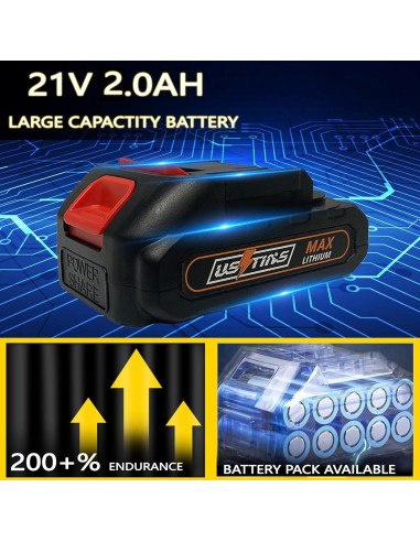 Pulverizador de pintura inalámbrico byczone 600W 2 baterías 1000ml