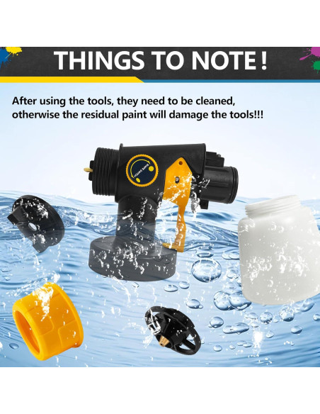 Pulverizador de pintura inalámbrico byczone 600W 2 baterías 1000ml