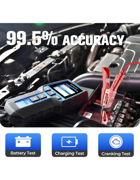 Probador de Baterías TOPDON BT200 12V 24V Digital Carga