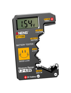 Probador de Baterías ANENG BT189 LCD Universal Compacto