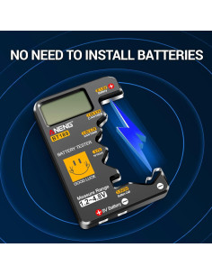 Probador de Baterías ANENG BT189 LCD Universal Compacto 2