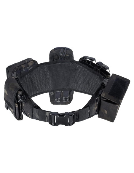 Cinturón Táctico BOMTURN 7 en 1 Militar Molle Ajustable