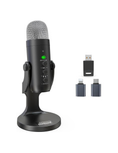 Micrófono Inalámbrico ZealSound K66 USB para Podcast y Juegos