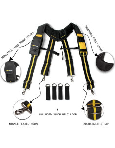 Tirantes MeloTough para Cinturón de Herramientas Ajustables 2