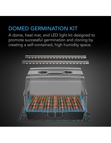 Kit de Germinación AC Infinity Completo con Domo y LED