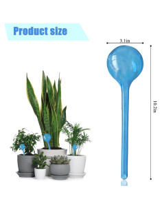 10 Esferas de Riego Automático para Plantas Azul - RXZER1 2