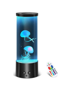 Lámpara de Acuario Medusa SZMDLX 29cm Luz Nocturna LED