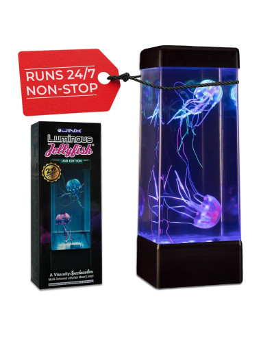 Lámpara de Medusa Jinx 24/7 LED 18 Colores USB Grande