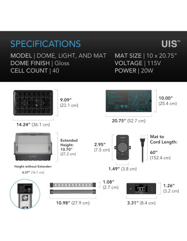 Kit de Germinación AC Infinity Completo con Domo y LED
