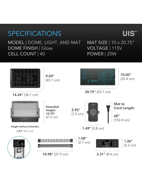 Kit de Germinación AC Infinity Completo con Domo y LED