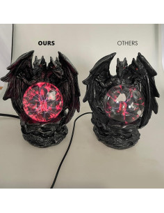 Lámpara de Plasma Táctil Qisheng Dragón Malvado 8W 2