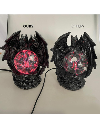 Lámpara de Plasma Táctil Qisheng Dragón Malvado 8W