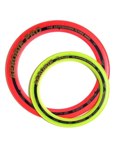 Conjunto Anillos Voladores Aerobie Pro y Sprint 10/13 cm
