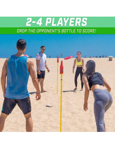 Juego Tipsy Toss GoSports - Botellas y Disco Volador 2