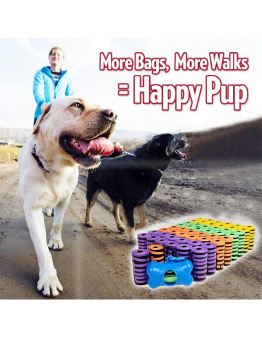 Bolsas de Desechos para Perros OUT! Arcoíris 750 Unidades