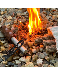 Encendedor de Emergencia Exploration Gadget con Yesca Impermeable 2