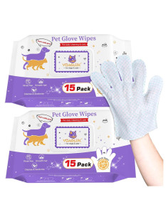 30 Toallitas para Perros VoagLuk - Limpieza y Desodorización