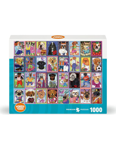 Rompecabezas 1000 Piezas Dandy Dogs Wonder Forge | 70x50 cm