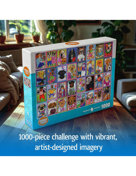 Rompecabezas 1000 Piezas Dandy Dogs Wonder Forge | 70x50 cm
