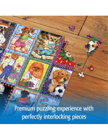 Rompecabezas 1000 Piezas Dandy Dogs Wonder Forge | 70x50 cm