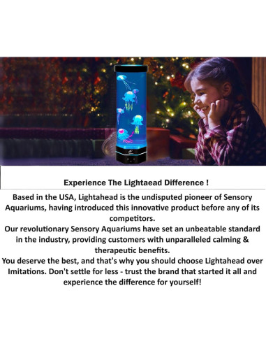 Lámpara de Medusas LED Lightahead 38 cm con Control Remoto
