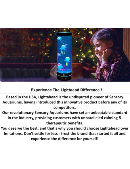 Lámpara de Medusas LED Lightahead 38 cm con Control Remoto