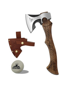 Hacha de Camping THKFWD 35 cm Acero Forjado con Funda