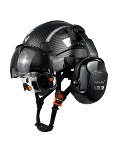 Casco de Seguridad SAFEBUILDER CR08 con Visera y Orejeras