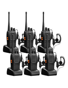 Walkie Talkies Baofeng BF-888S 6 Pcs UHF Recargables