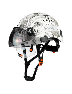 Casco de Seguridad SAFEBUILDER CR06 con 2 Visores Ajustables