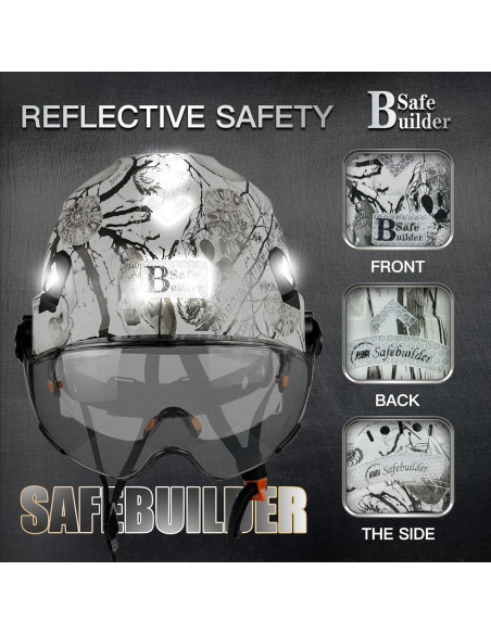 Casco de Seguridad SAFEBUILDER CR06 con 2 Visores Ajustables Casco de Seguridad SAFEBUILDER CR06 con 2 Visores Ajustables