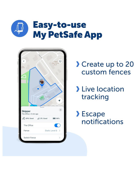 Collar GPS para Perros PetSafe Guardian + Cerca Invisible