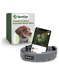 Collar GPS SpotOn para Perros Grande, Impermeable y Preciso