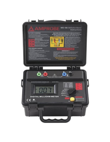 Medidor de Miliohmios Amprobe MO-100 2000 Ohmios
