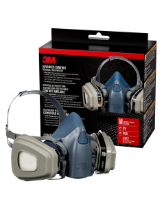 Respirador de pintura 3M Mediano N95 con válvula Cool Flow