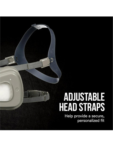 Respirador de pintura 3M Mediano N95 con válvula Cool Flow